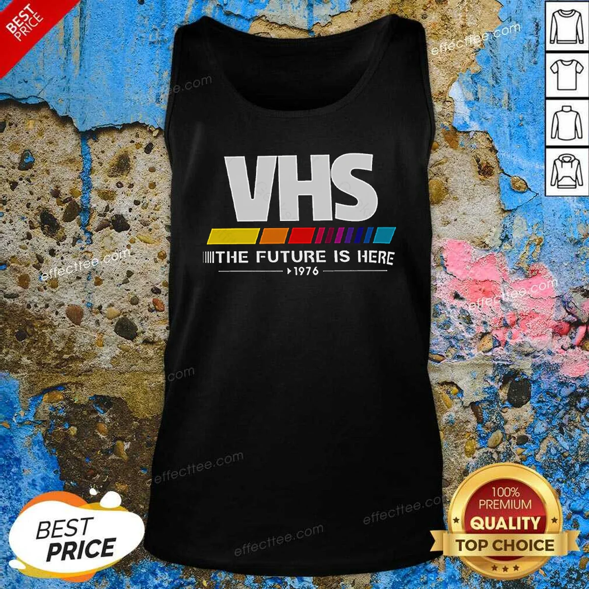 Pretty Top VHS The Future Is Tank Top Pretty Top VHS The Future Is Tank Top