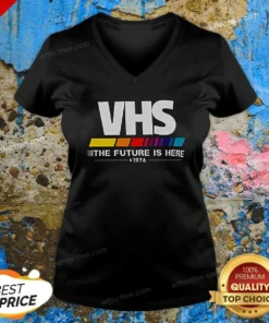 Pretty Top VHS The Future Is Here V-Neck Shirt