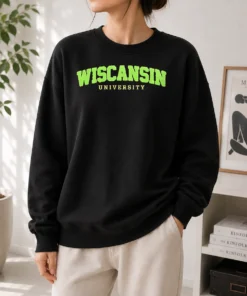 Pretty Wiscansin University College Funny Parody Sweater