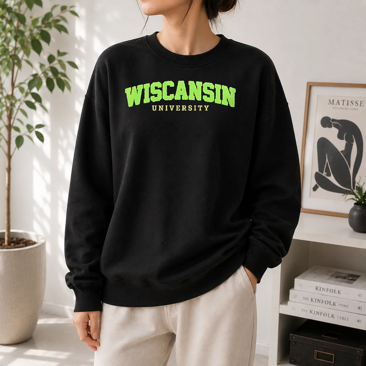 Pretty Wiscansin University College Funny Parody Sweater