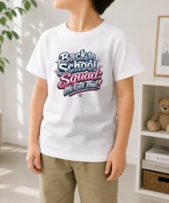 Top Back To School Squad Y2K Chrome Kids T-Shirt