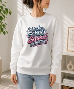 Top Back To School Squad Y2K Chrome Sweater