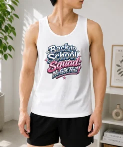 Top Back To School Squad Y2K Chrome Tank Top