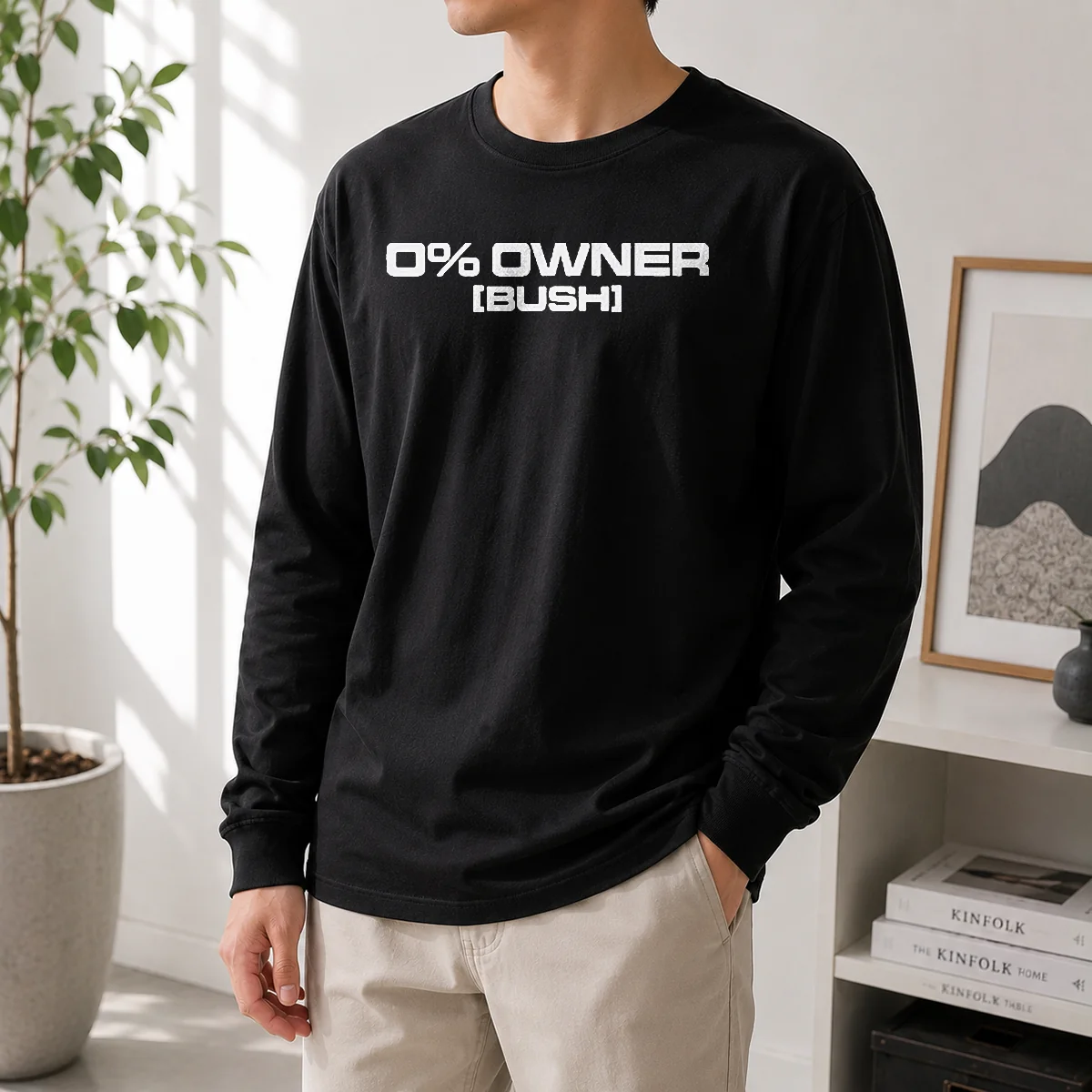 Funny 0 Owners Bush Long Sleeve Shirt