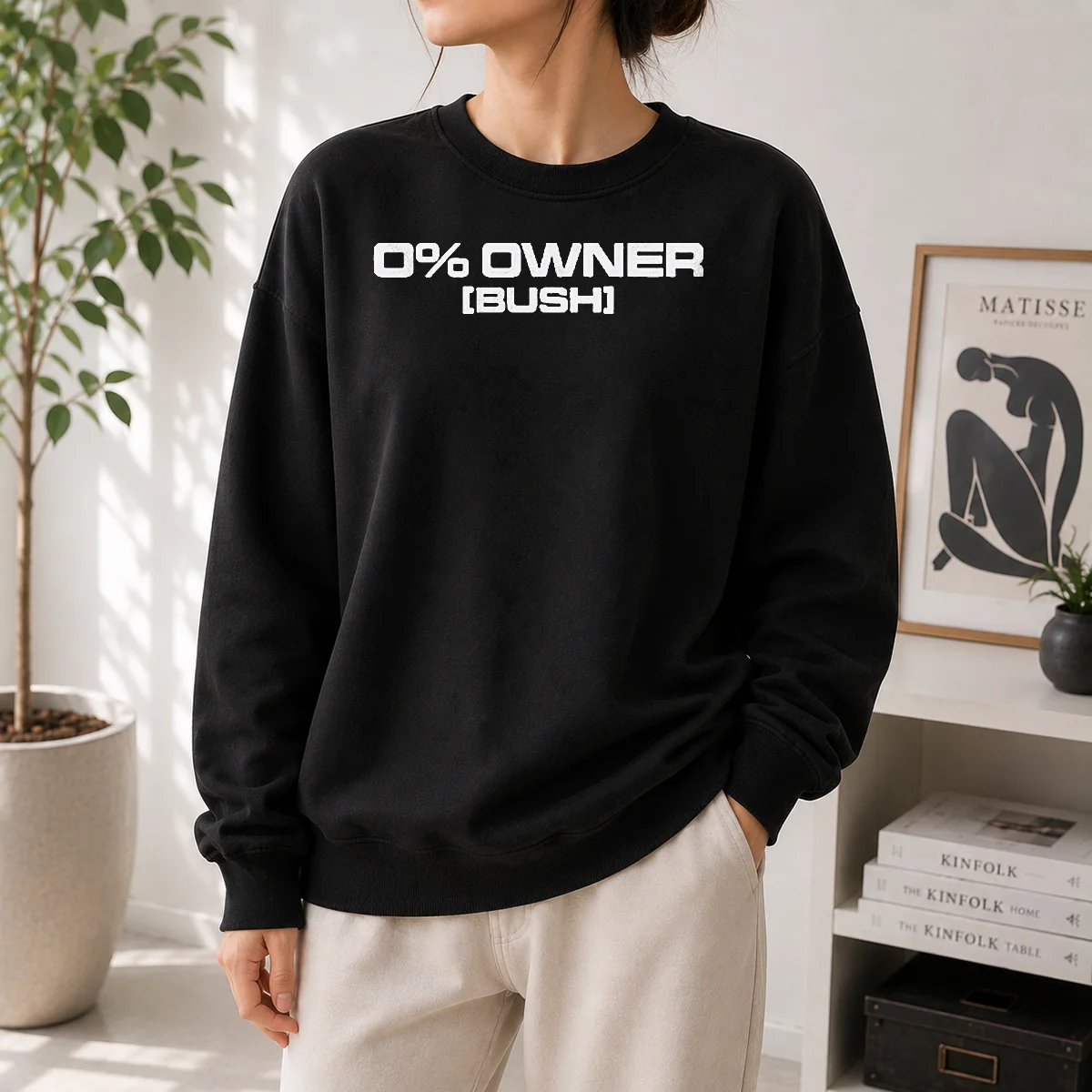 Funny 0 Owners Bush Sweater