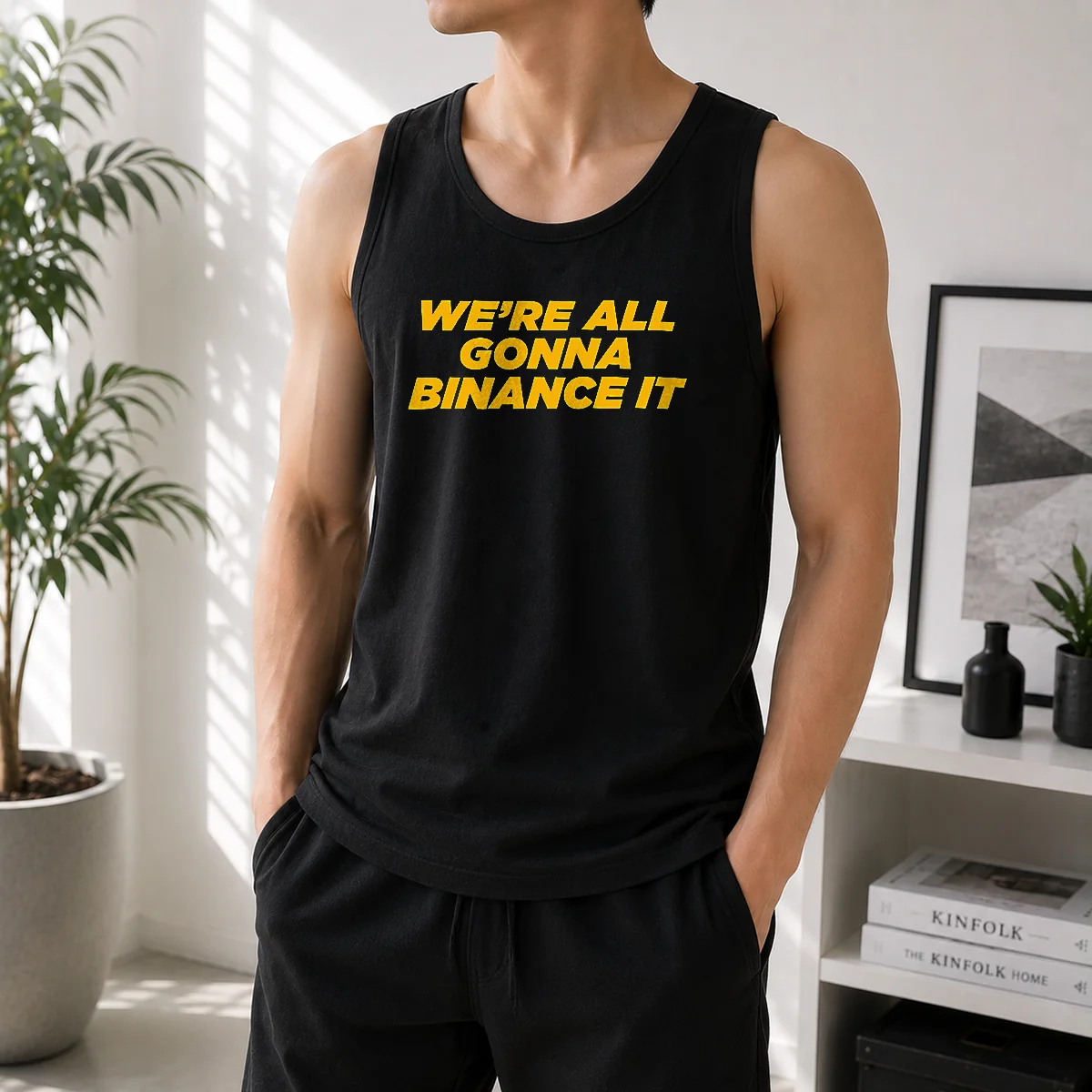 Funny We'Re All Gonna Binance It Tank Top