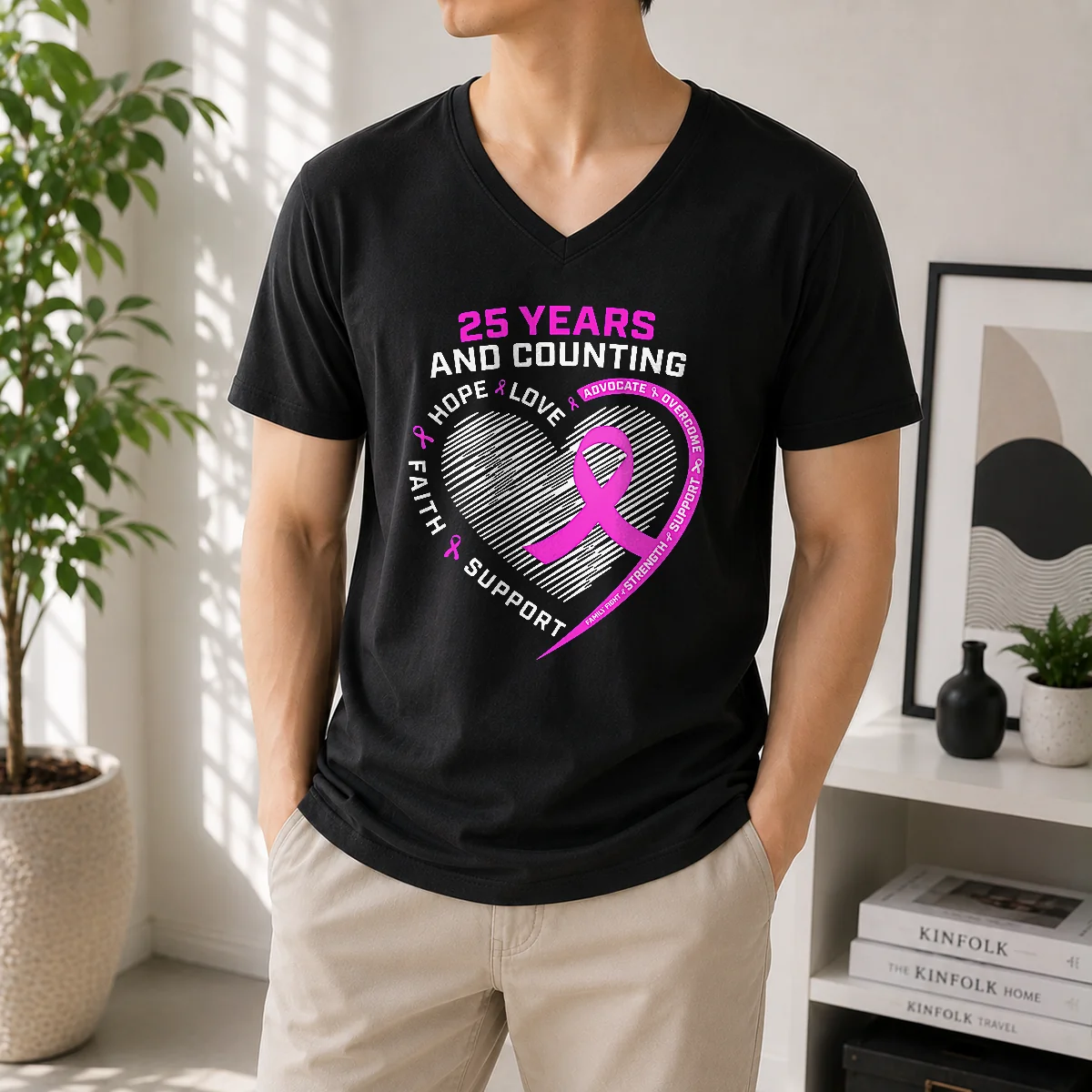 Hot Premium 25 Years And Counting V-Neck Shirt Hot Premium 25 Years And Counting V-Neck Shirt