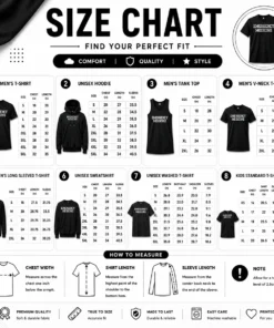 Size chart for Hot Pretty Emergency Medical Crew Emergency Medicine with measurements in inches and cm to help choose the right fit