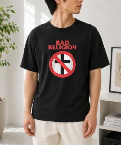 Nice Funny Bad Religion Cross Logo Music