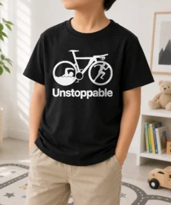 Nice Official Unstoppable Triathlon Kids T-Shirt