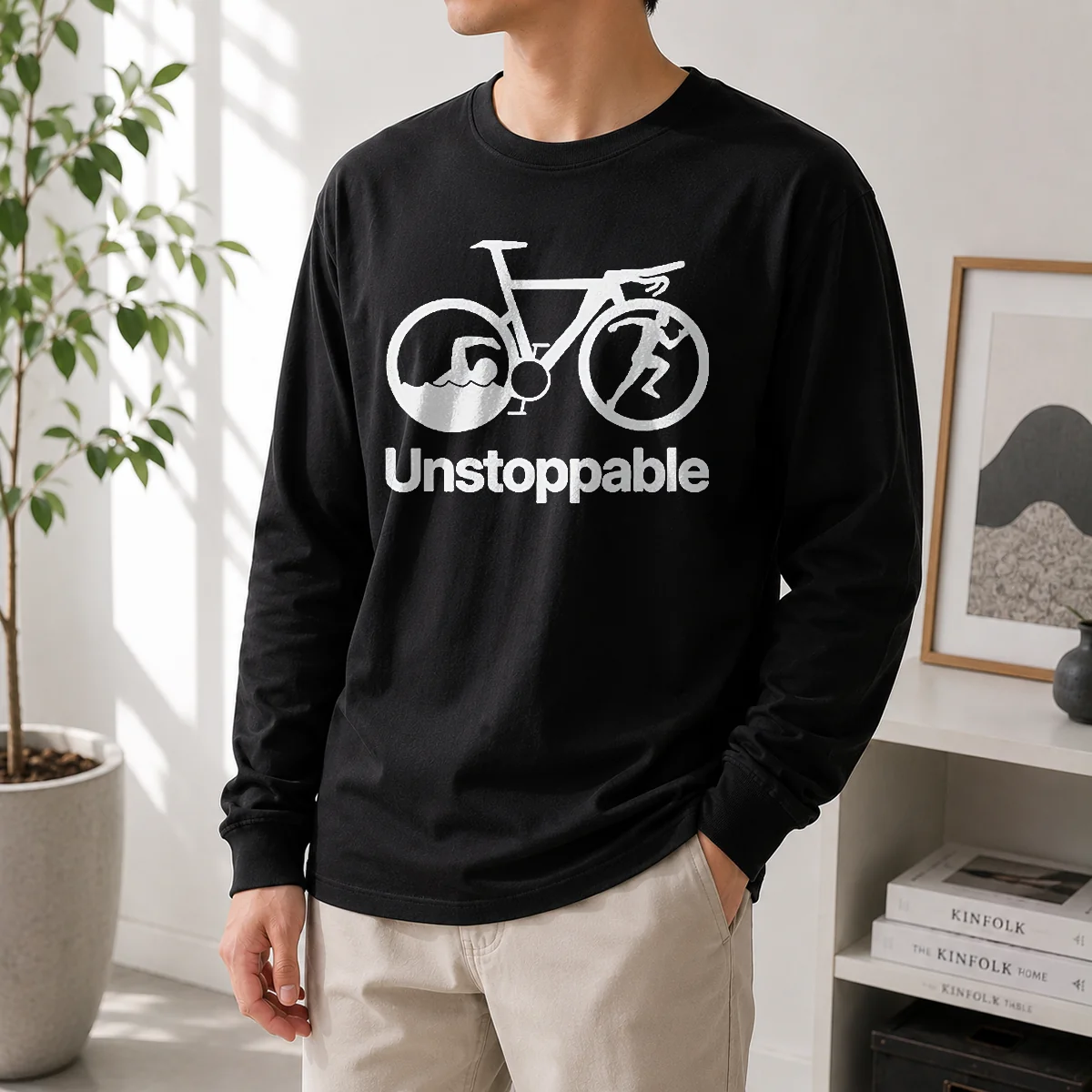 Nice Official Unstoppable Triathlon Long Sleeve Shirt
