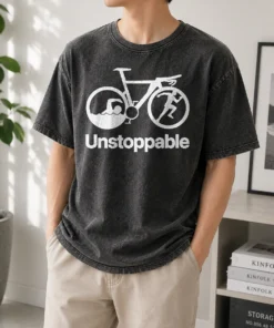 Nice Official Unstoppable Triathlon Washed T-Shirt