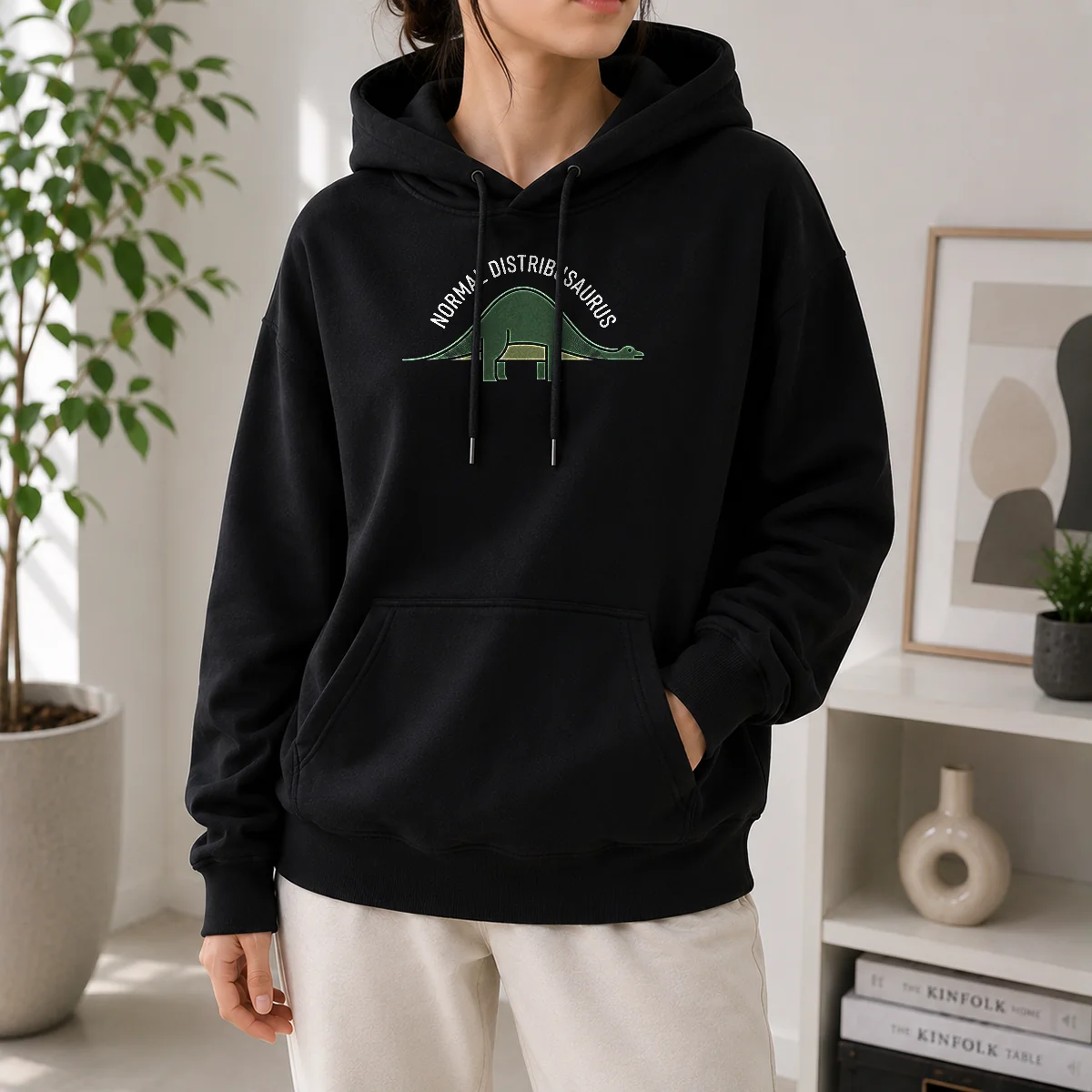 Nice Pretty Normal Distribusaurus Geek Hoodie