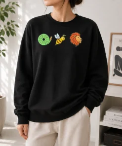 Official Hose Bee Lion Rebus Wordplay Visual Pun Sweater