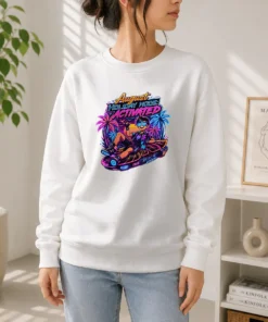 Official Hot August Holiday Neon Vibes For Summer Fun Sweater