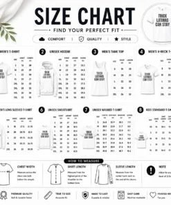 Size chart for Official Hot Thick Latinas Can Stay Funny Quote Slogan with measurements in inches and cm to help choose the right fit