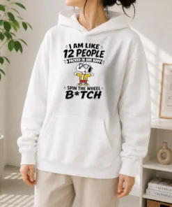 Official Top Snoopy I Am Like 12 People Packed In One Body Spin The Wheel Hoodie