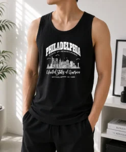 Pretty Awesome Philadelphia State Of Pennsylvania United States Of America Established In 1682 Tank Top