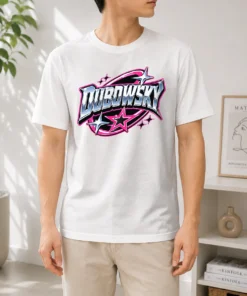 Pretty Dubowsky Chrome Metallic Star Burst Pop Art Logo