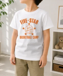 Pretty Five Star Basketball Camp 60th Anniversary Kids T-Shirt