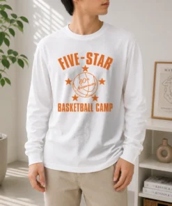 Pretty Five Star Basketball Camp 60th Anniversary Long Sleeve Shirt