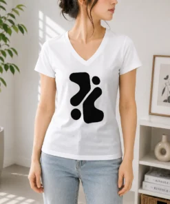 Top Kumo Cloud Architecture Logo V-Neck Shirt