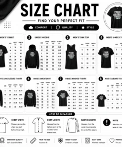 Size chart for Top Nice Minimalist Indigenous Peoples Day Pride Celebration with measurements in inches and cm to help choose the right fit