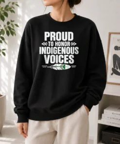 Top Nice Minimalist Indigenous Peoples Day Pride Celebration Sweater